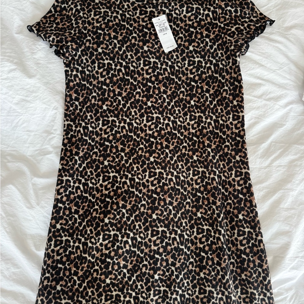 American Eagle Outfitters Leopard Print Top - Brown and Black